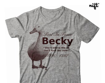 Saved by the Bell Becky the Duck R.I.P. UNISEX T-shirt by NIFTshirts