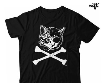 Smoking Cat Plissken with Crossbones NIFT