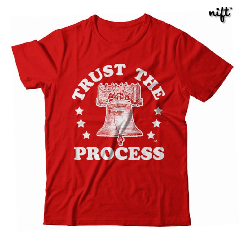 Trust the Process Philadelphia Philly Fans UNISEX T-shirt image 2