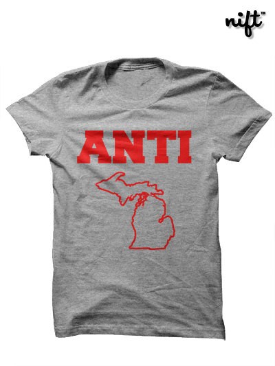 ANTI Michigan / Ohio State Buckeye fan Tshirt by NIFT shirts