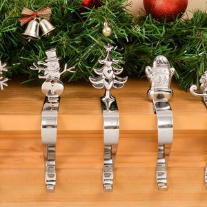 Porta calze di Natale, porta calze da camino, gancio per appendere calze, gancio per appendere calze, decorazione natalizia a forma di pupazzo di neve e alce, regalo di Natale