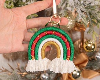 Weihnachtsbaum-Schlüsselanhänger, Weihnachtstaschenanhänger, Feiertags-Zusätze, Weihnachtsgeschenke, nettes Weihnachtsgeschenk für Freunde, Geschenke für sie
