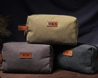 Personalisierter Kulturbeutel für Herren, Kulturbeutel für Jubiläen, Weihnachtsgeschenk, Kulturtasche für Herren, Geschenk für Ihn, Trauzeugen Geschenke, Weihnachtsgeschenk