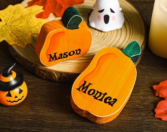 INDIVIDUAL Custom Kürbis Halloween Dekor, Halloween Tisch Dekor, Kürbis Wohnkultur, primitives Kürbis Geschenk, Thanksgiving Dekor Geschenk, Herbst Dekor