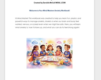 Mind Masters Anxiety Workbook for Children 8-14