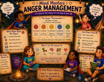 Mind Masters Anger Management Worksheet
