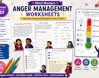 Mind Masters Anger Management Worksheet