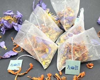 Subtle Euphoria Herbal Pyramid Tea Bags - Blue Lotus, Wild Dagga, Chamomile & More