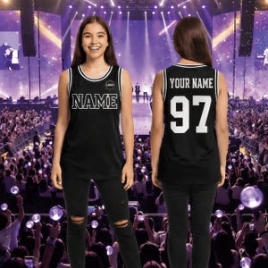 Custom Tour kpop Idol Basketball Jersey, Fans Lovers gift for Girl Women