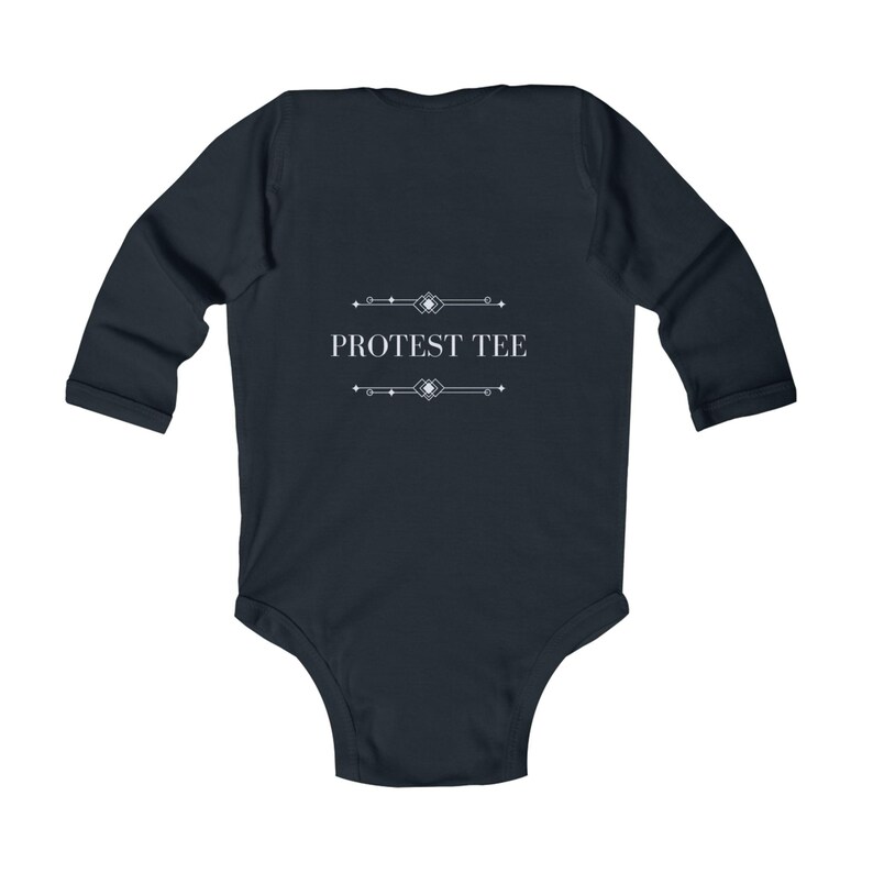 Gotham America Baby Body - Schwarzer Langarm-Säuglingsbody Bild 2