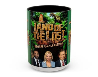 Land of the Lost - Beware the Sleazestak - GRN Glossy Ceramic Mug by Protest Tee - 15oz