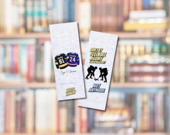 Rivalità accesa / Segnalibro hockey su ghiaccio: regalo per gli amanti dei libri