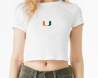 U Miami- Custom Bead Embroidered Tees, Tanks & More