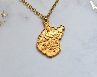 Vintage West Virginia Necklace - State Necklace - West Virginia State - Huntington - Charleston - State Jewelry - West Virginia Jewelry