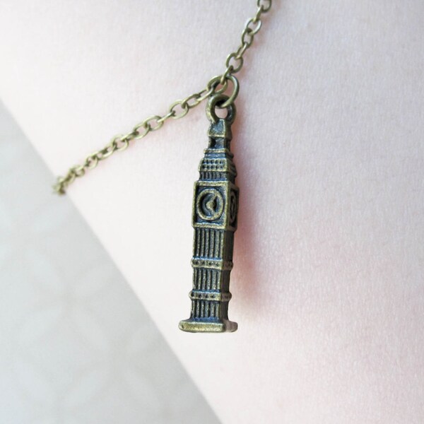 Big Ben - Londres joyas - Torre del reloj - trotamundos - encanto pulsera