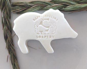 Sweetgrass soap - happy javelina soap bar