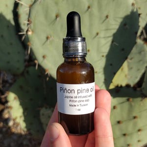Piñon pine oil- jojoba oil infused with piñon sap- 1oz