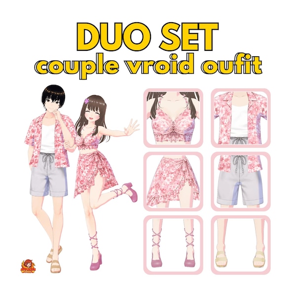 Matching Vrchat Models Vrchat Avatars Couple - Etsy