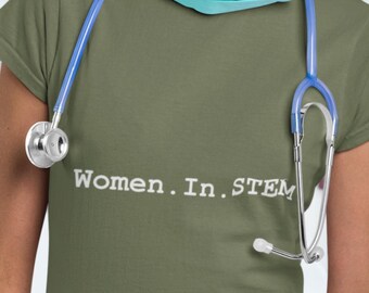 Women in STEM T-Shirt: Math Science Engineering Technology Empowering Tee