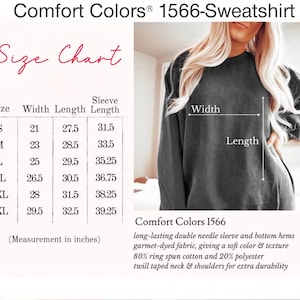 The image is a size chart for a 1566-Sweatshirt, showing the measurements for different sizes (S, M, L, XL, XXL, 3XL) and the corresponding sleeve and heel measurements.