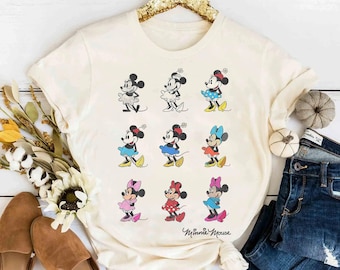 Camiseta unisex de Disney Mickey y sus amigos, Minnie Mouse, regalo de cumpleaños familiar, para adultos y niños pequeños, Magic Kingdom.