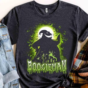 Camiseta do Bicho-Papão de O Estranho Mundo de Jack, Viagem para a Festa de Halloween em Família na Disneylândia em 2025, Camiseta Disney Jack e Sally Oogie Boogie Bash imagem 4