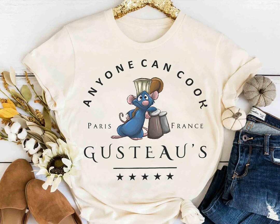 Vacation Remy Ratatouille Remy Little Chef Anyone Can Cook Shirt, Disneyland Family ...