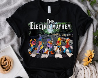 Camiseta unissex Disney Muppets Abbey Road Dr. Teeth and The Electric Mayhem, presente de aniversário para homens e mulheres, moletom com capuz para crianças pequenas
