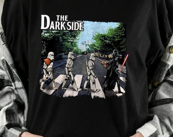 Camiseta unisex de Star Wars, Darth Vader, Stormtrooper, Abbey Road Walking, regalo de cumpleaños para hombres, mujeres y niños, sudadera con capucha, camiseta para niños pequeños