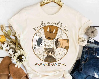 Marvel Wächter gute Freunde Lylla Teefs Boden Rakete Waschbär Shirt, MCU Comic Fans Unisex T-Shirt Familie Geburtstagsgeschenk Erwachsene Kleinkind Tee