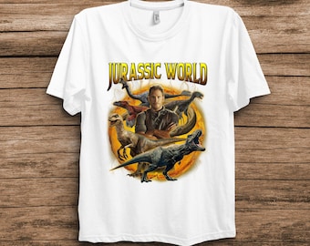 Jurassic World 3 Dominion Owen Grady Portrait T-Shirt Unisex T-Shirt Geburtstag Shirt Geschenk für Männer Frauen Kind Hoodie Sweatshirt Kleinkind Shirt