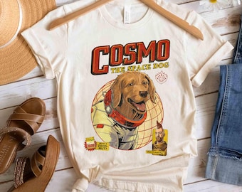 Movie 2025 Marvel Guardians Cosmo The Space Dog Comic Books Retro Shirt, MCU Fans Unisex T-shirt Family Birthday Gift Adult Kid Toddler Tee