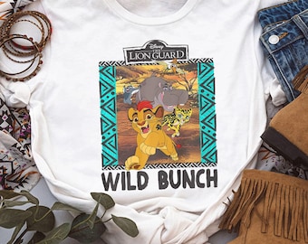 Disney The Lion King Lion Guard Wild Bunch T-Shirt Unisex Adult T-shirt Kid shirt Gift for Birthday Hoodie Sweatshirt Toddler Tee