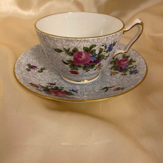 Antique Vintage England Fine Bone China Crown 1801 Staffordshire