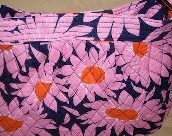 Vera Bradley "Loves Me" Reversible Tote Gorgeous Pink and blue floral Vera Bradley bag