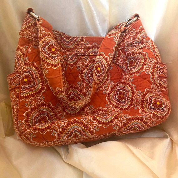 Vera Bradley Paprika Orange Quilted Shoulder Bag / Purse  display picture 2