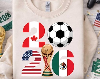 Soccer Cup 2026 PNG | USA Canada Mexico Soccer Graphic | 2026 Football Clipart (Digital Download)