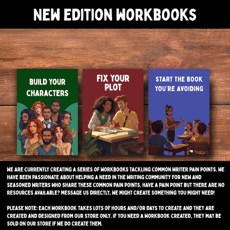Genre Lovers Writing Bundle | Romance Planner, Fantasy Worldbuilding, Fanfiction Workbook & Children’s Book Planner image 8