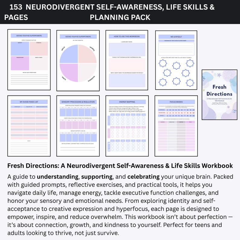sensory care plan sensory overload support sensory sensitive adult tools burnout recovery journal energy tracking worksheets rest scheduling planner spoonie life printable pacing strategies sensory self regulation cards mindfulness rest days executive function supports mental health routine builder
