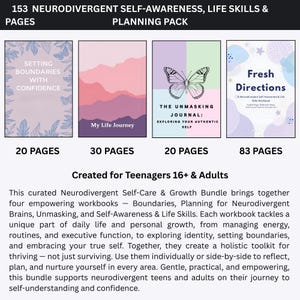 anxiety relief journal mindfulness prompts calming worksheets grounding techniques emotion regulation printable deep breathing exercises mental health workbook stress management planner coping skill cards self care tracking helpful for neurodivergent adults panic support mental well being tools CBT inspired pages positive habit building