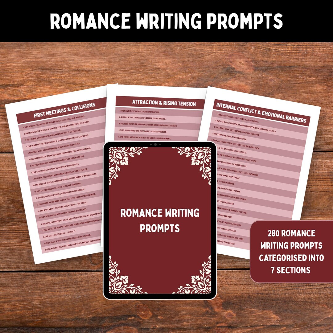 Romance Writing Prompts - Etsy