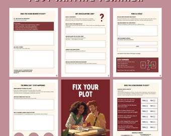 Fix your plot | Novel Planner & Writers Workbook