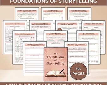 Fundamentos de la narración: cuaderno interactivo de escritura de novelas (65 páginas)