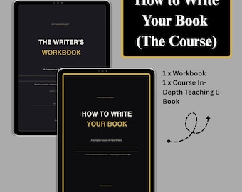 Cómo escribir tu libro / Curso completo y manual de escritura / Guía para nuevos escritores