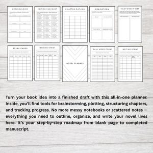 idea generation workbook writing inspiration prompts creativity planner for writers brainstorming sheets for storytelling snowflake method for novel planning structured idea building workbook creative idea mapping pages for authors how to develop story ideas and concepts outline and planning toolkit for writers creative project planner for novelists printable creative thinking exercises story outline template pack creative habit tracker for daily writing inspiration