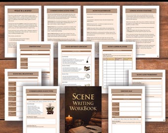 Cuaderno de ejercicios para escribir escenas: Crea escenas sólidas y con propósito que impulsen tu historia.