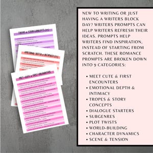 writing prompts for romance writers emotional story ideas love scene inspiration creative storytelling printable romantic dialogue builder printable story development kit character chemistry builder romance outline guide printable writing motivation planner author printable tools for writers romance plot ideas story spark generator writing ideas for authors novel scene planner printable story inspiration sheets