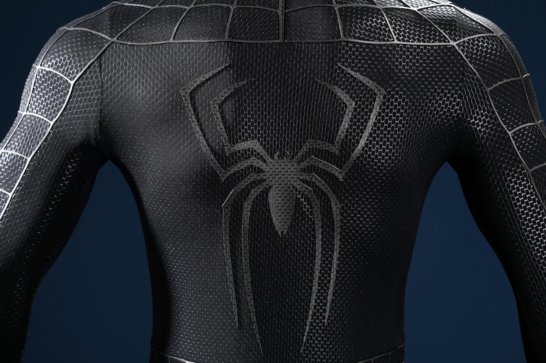 Venom Spider-Man Kostüm Cosplay Venom Symbiotische Bodysuit Top Version Bild 13