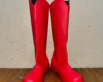 Botas de superhéroe Clark Kent para cosplay de hombre