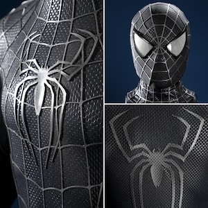 Venom Spider-Man Kostüm Cosplay Venom Symbiotische Bodysuit Top Version Bild 1